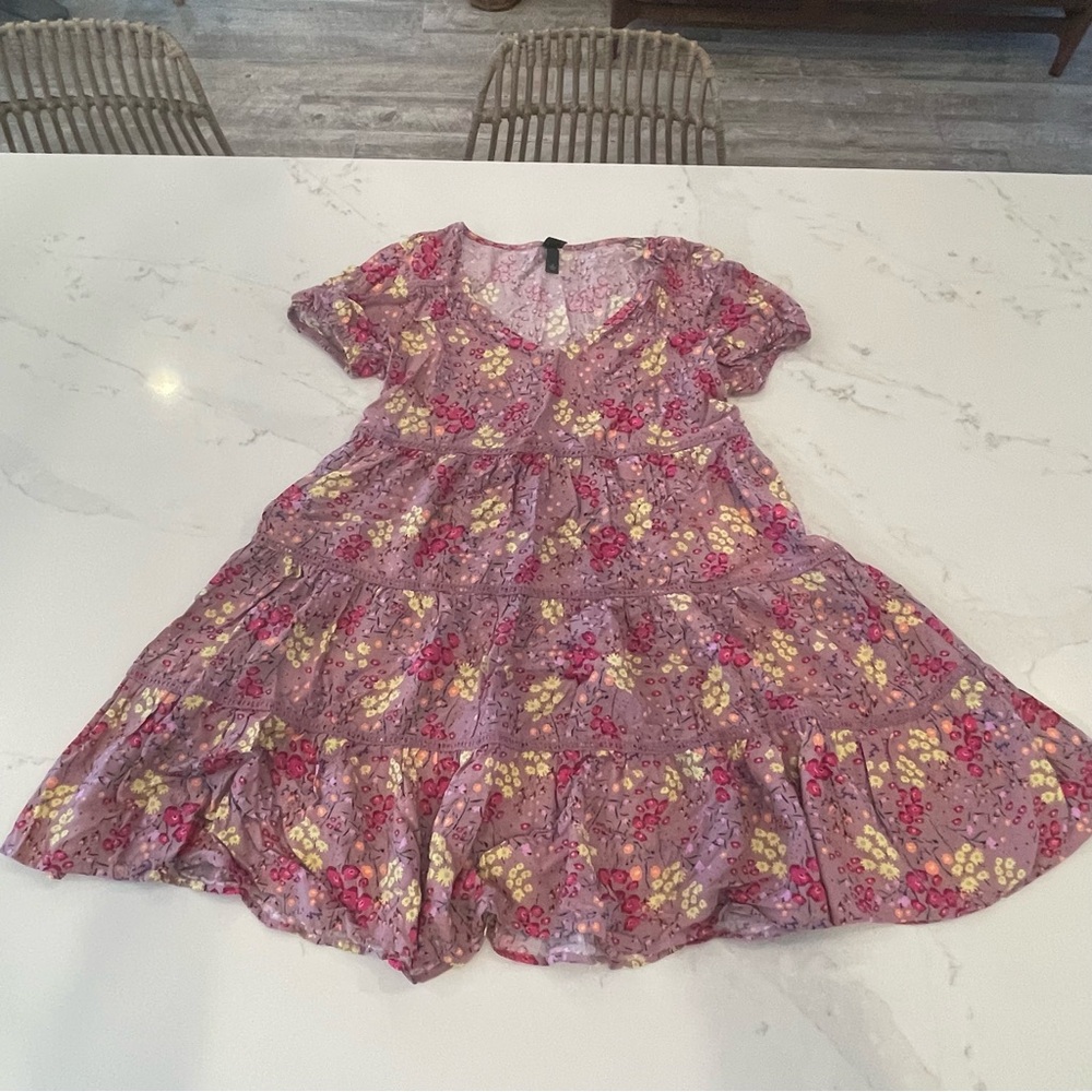 NWOT Wild Fable Floral Women’s Mini Dress - Picture 2 of 15